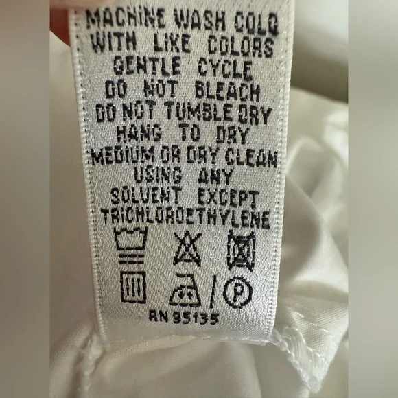 Lafayette 148 White Long Sleeve Tunic Top with Pockets-Size 8 - Picture 10 of 12